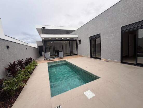 Casa Terrea de Alto Padrao em Condominio - Pampulha, Sorocaba - 3 Suites - Piscina - 189m2 - Nova